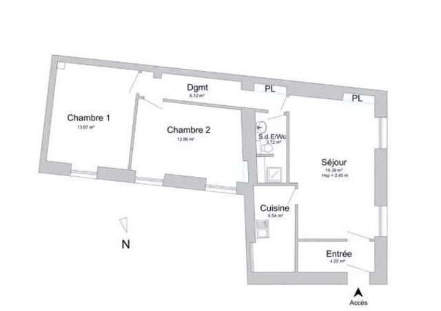 Appartement à vendre - 3 pièces - 66.82 m2 - BOURG LA REINE - 92 - ILE-DE-FRANCE - Century 21 In Situ Immobilier